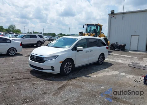 2022 Honda Odyssey Ex-L z USA, uszkodzony, nr VIN 5FNRL6H78NB036255